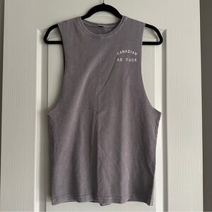 Peace Collective US S “Canadian As F*ck" Muscle Tank Top